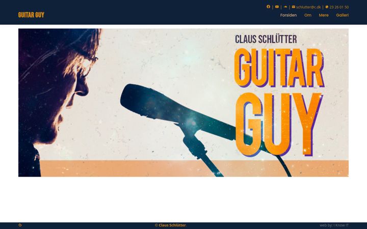 Captura de pantalla de guitarguy.dk
