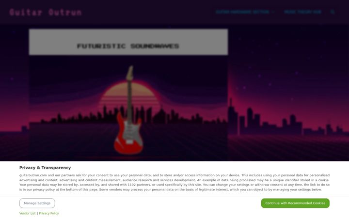 Screenshot of guitaroutrun.com