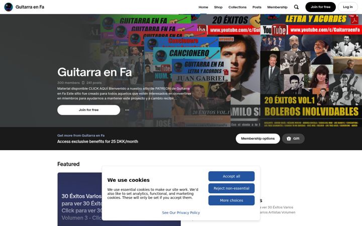 Screenshot of guitarraenfa.com