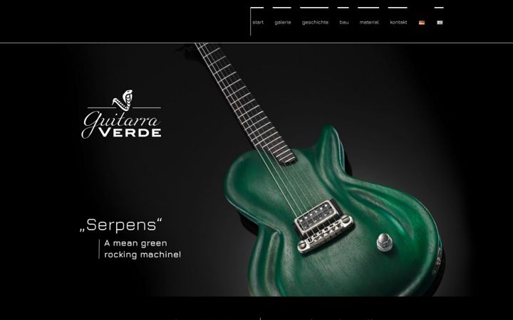 Screenshot of guitarraverde.de