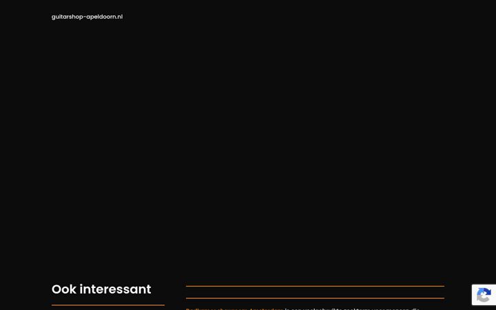 Screenshot of guitarshop-apeldoorn.nl