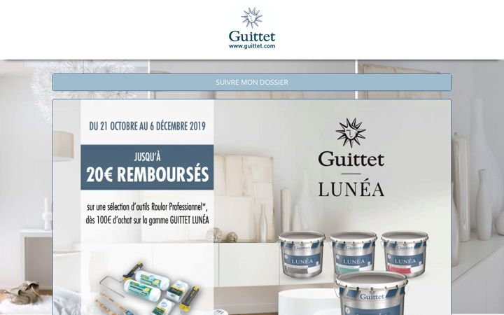 Screenshot of guittetdeco.fr