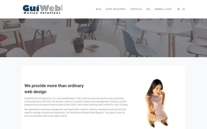 Screenshot of guiweb.com