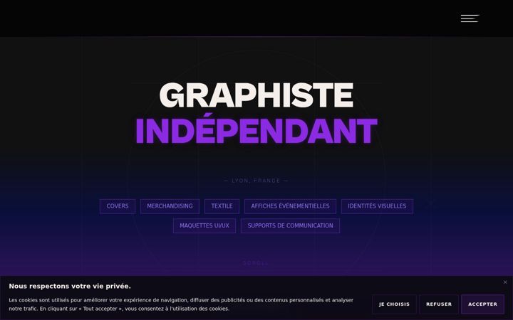 Screenshot of guizdesign.fr