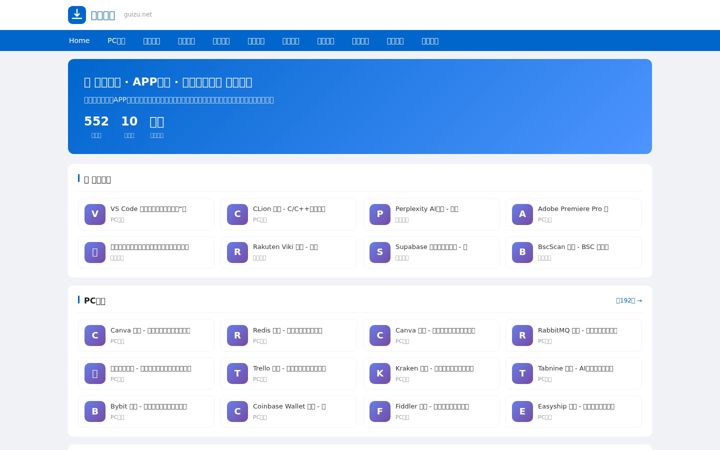 Screenshot of guizu.net
