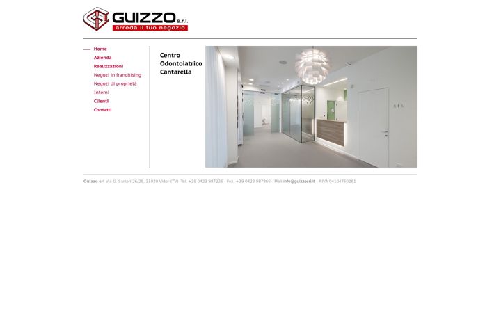 Screenshot of guizzosrl.it