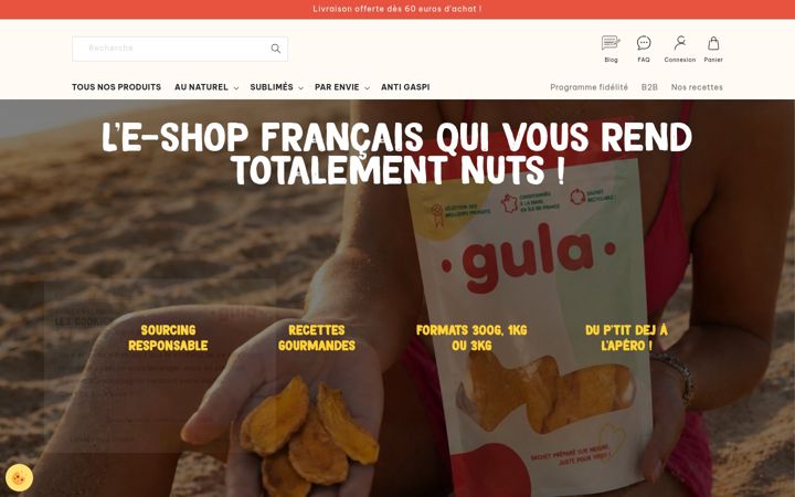 Screenshot of gula.fr