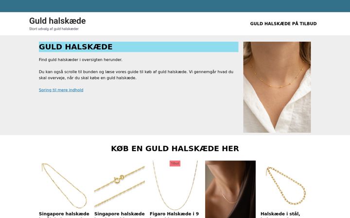 Screenshot of guldhalskaede.dk