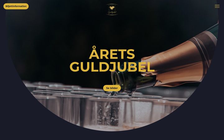 Screenshot of guldjubel.se