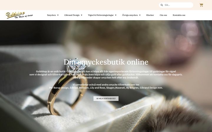 Képernyőkép: guldshop.com