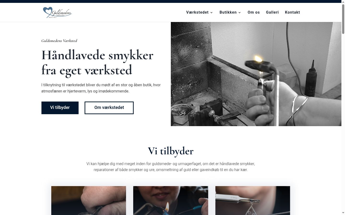 Skærmbillede af samtykkebanneret, som det blev vist før nogen interaktion