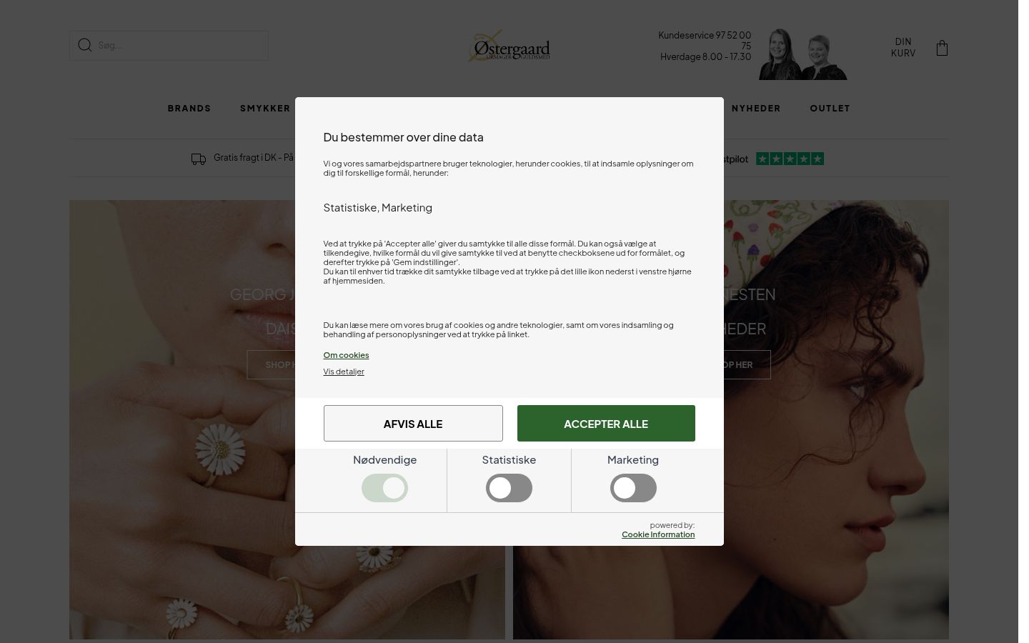 Snímek obrazovky baneru souhlasu zobrazeného před jakoukoli interakcí