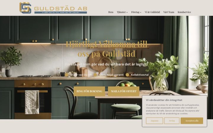 Screenshot of guldstad.se
