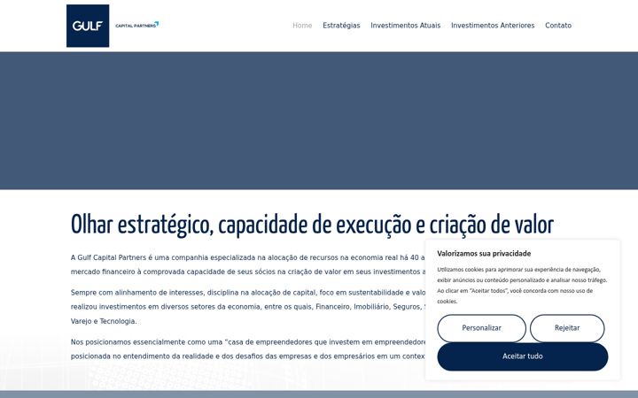 Screenshot of gulf.com.br