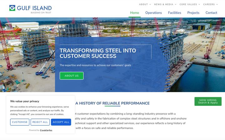 Screenshot of gulfisland.com