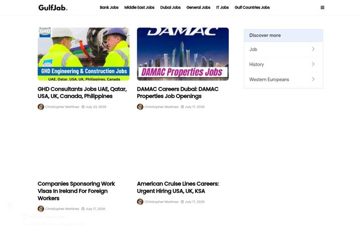Screenshot of gulfjab.com