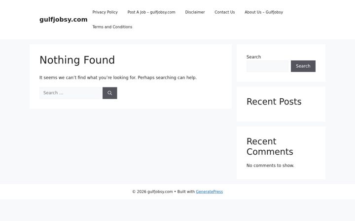 Screenshot of gulfjobsy.com