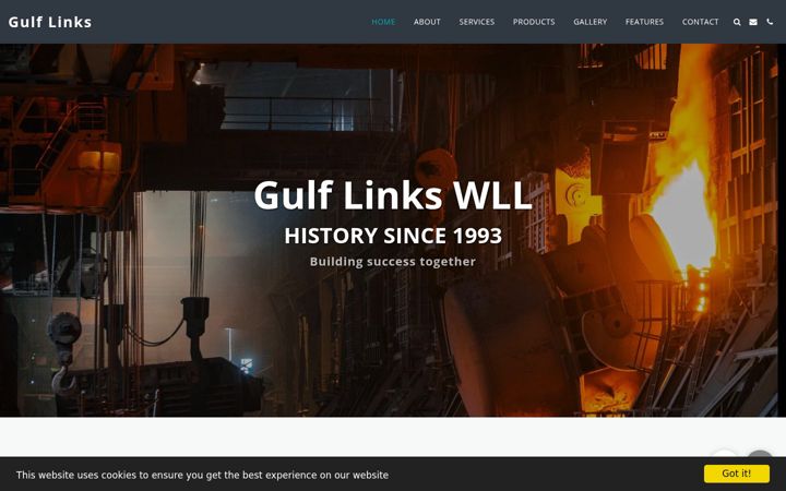 Screenshot of gulflinks.org