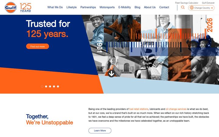 Screenshot of gulfoilltd.com