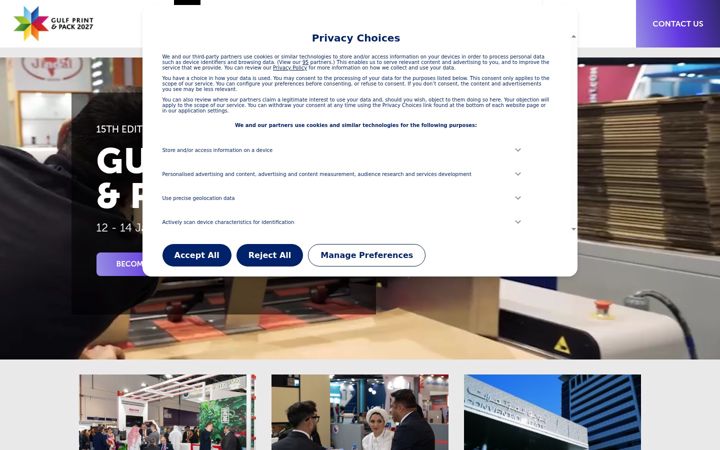 Screenshot of gulfprintpack.com