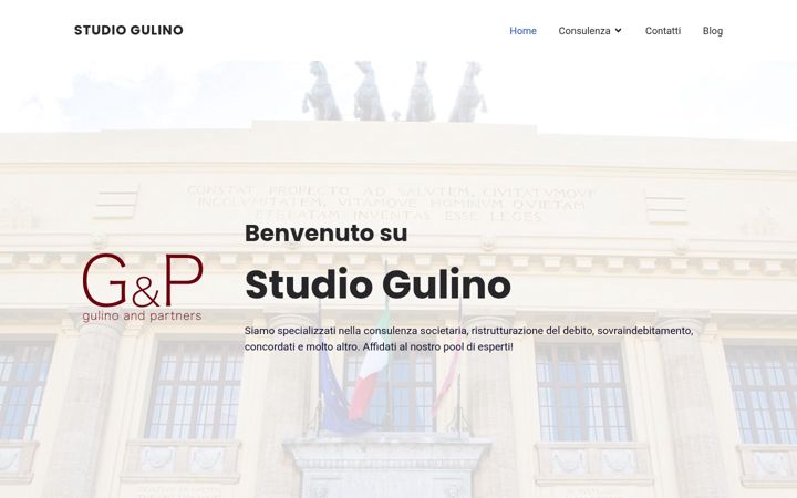 Screenshot of gulinoandpartners.com