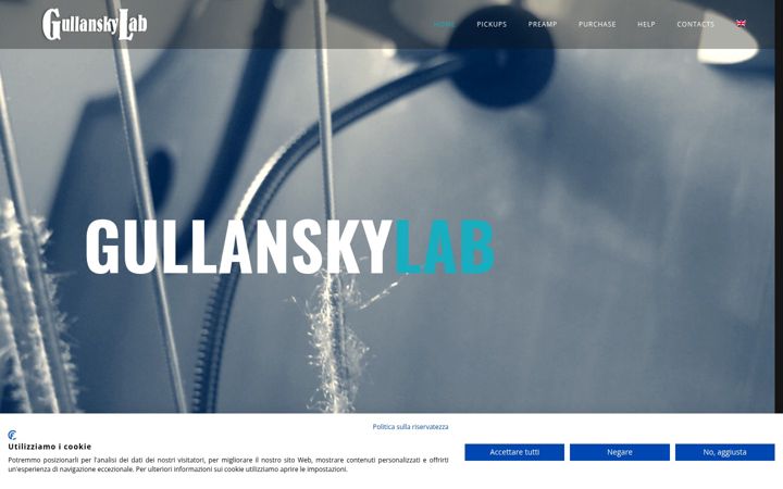 Screenshot of gullanskylab.com