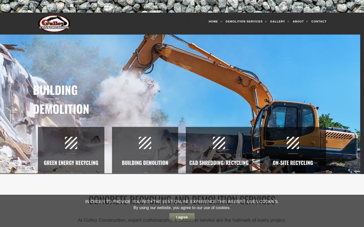 Screenshot of gulleydemolition.com