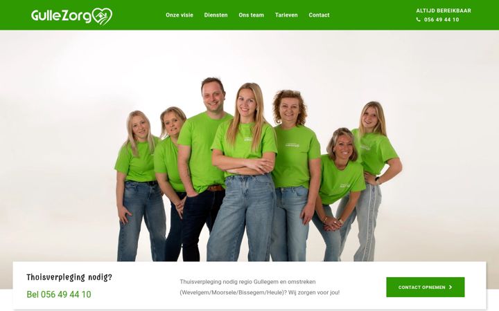 Screenshot of gullezorg.be