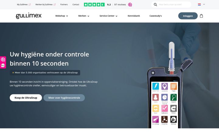 Screenshot of gullimex.com