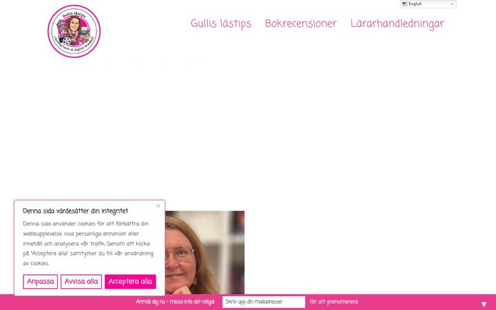 Screenshot of gullislastips.se