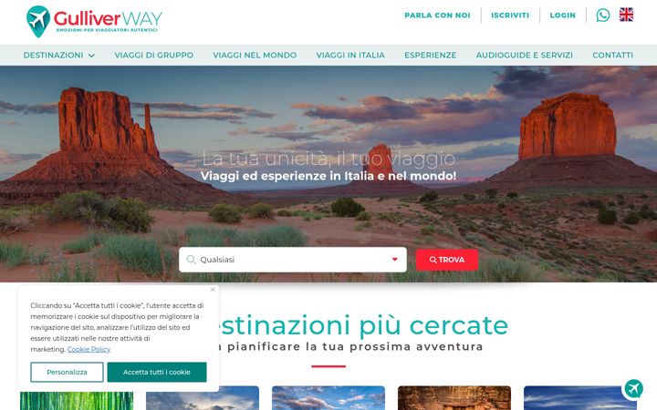 Screenshot of gulliverway.it