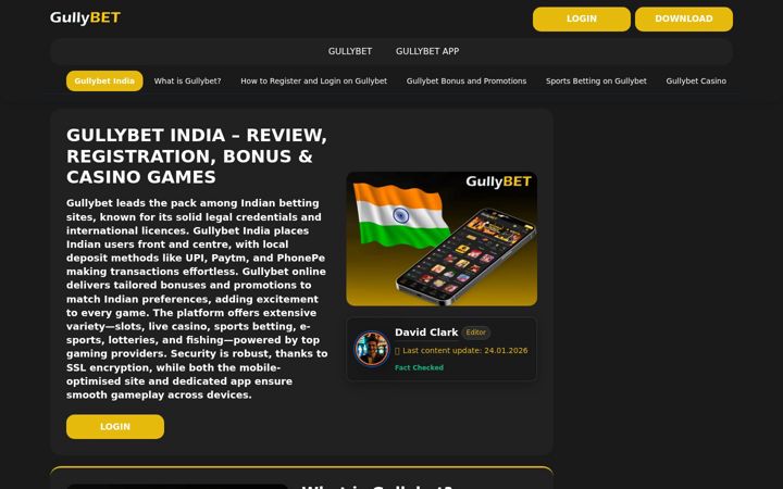Screenshot of gullybetx.in