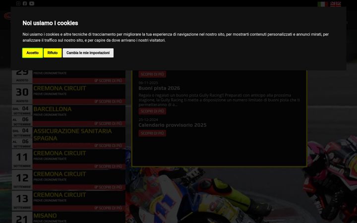 Screenshot of gullyracing.it
