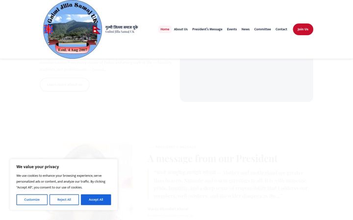 Screenshot of gulmisamajuk.com
