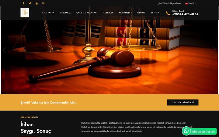 Screenshot of gulsumekinci.av.tr