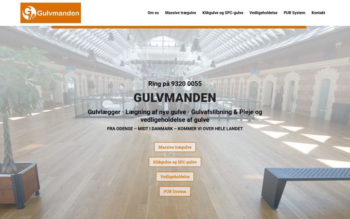 Screenshot of gulv-manden.dk