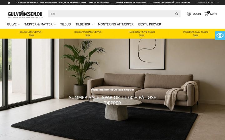 Screenshot of gulvboksen.dk