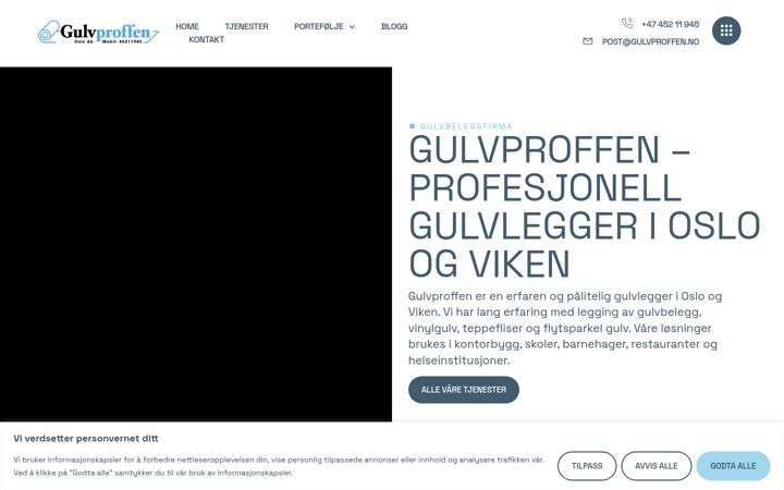 Screenshot of gulvproffen.no