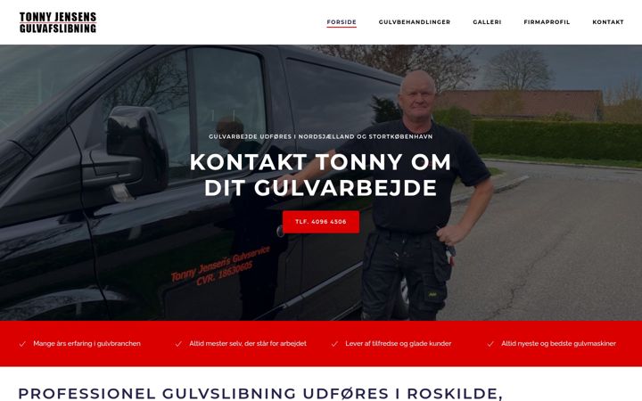 Screenshot of gulvslib.dk
