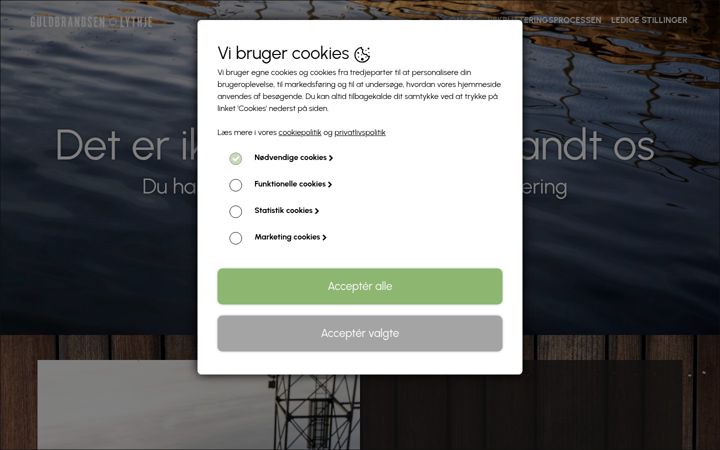 Snimka zaslona za guly.dk