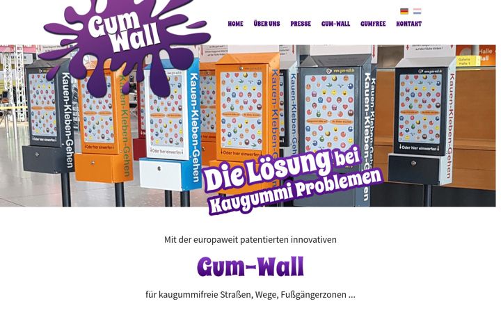 Screenshot of gum-wall.de