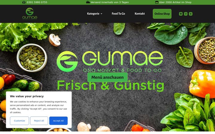 Screenshot of gumae.de