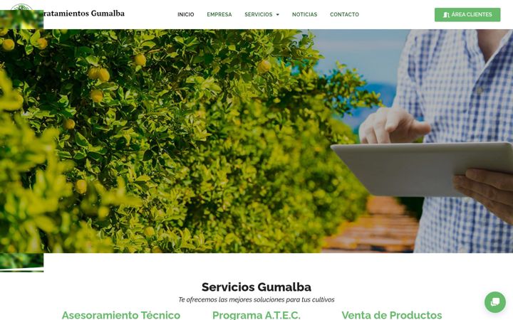 Screenshot of gumalba.es