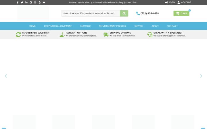 Screenshot of gumbomedical.com