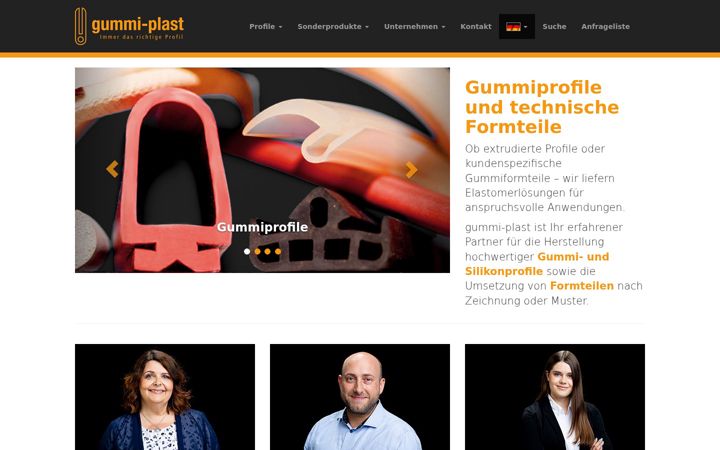 Snimka zaslona za gummi-plast.de