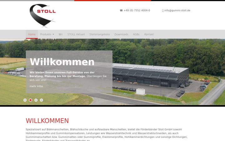 Screenshot of gummi-stoll.de