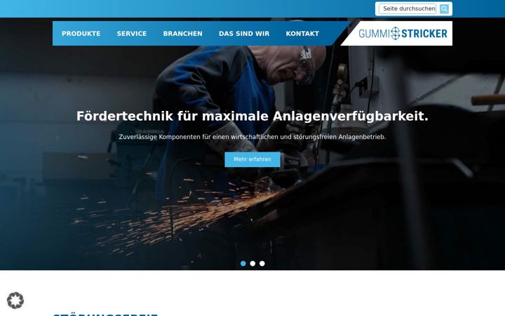 Screenshot of gummi-stricker.de