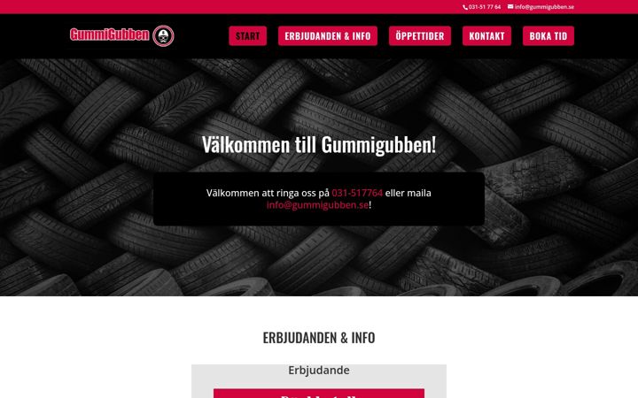 Ekrano kopija gummigubben.se
