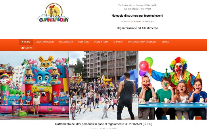 Screenshot of gummilandia.com