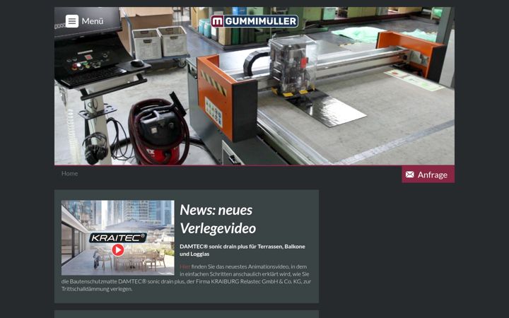 Screenshot of gummimueller.de